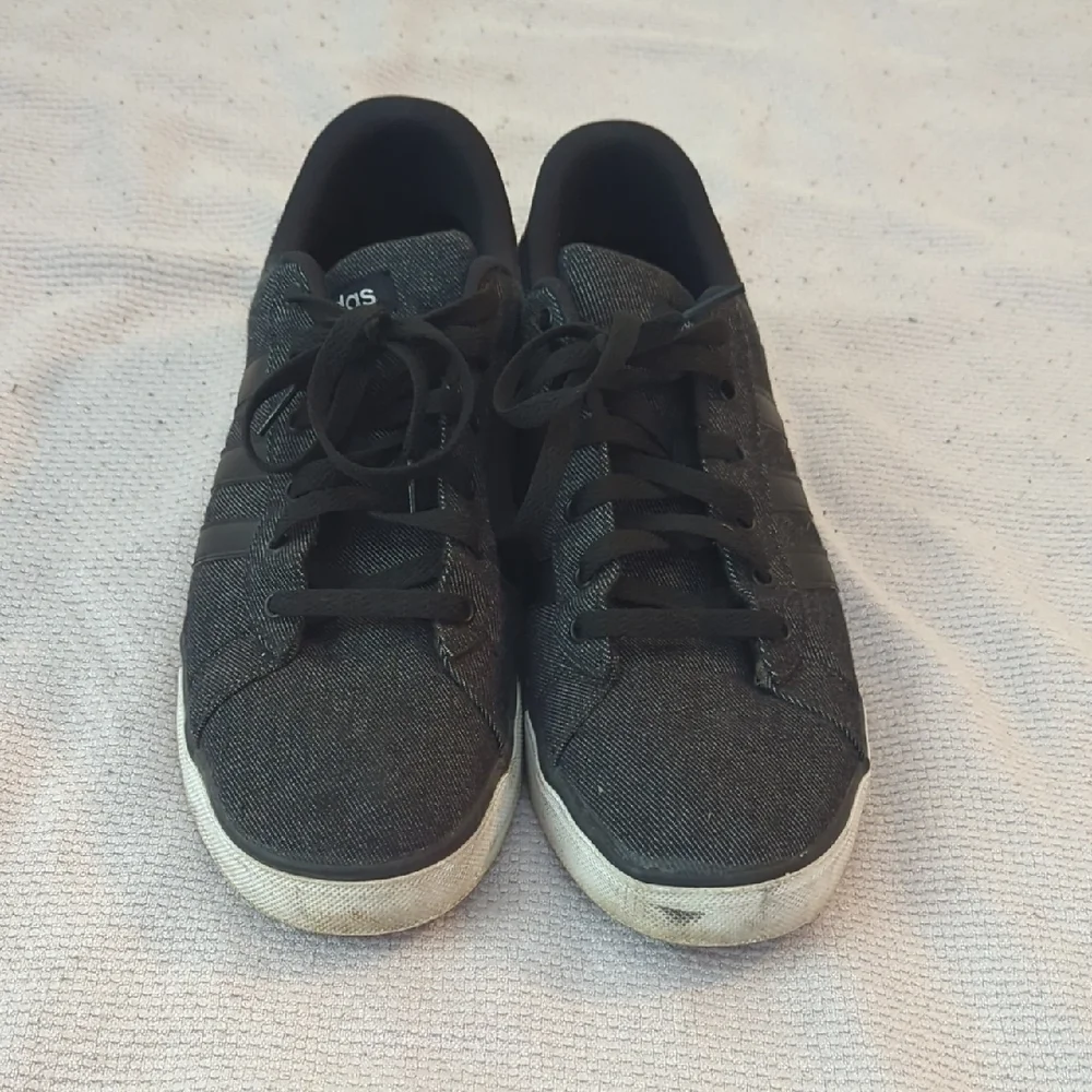 Adidas Black and White Sneakers Classic Low-Top Design